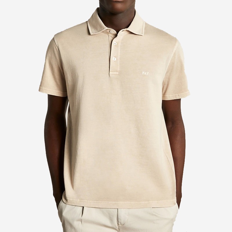 Polo Fay Jersey Frosted Uomo